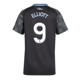 Dámské fotbalový oblečení Aston Villa Harvey Elliott #9 Venkovní košile 2025-26 Krátkým Rukávem